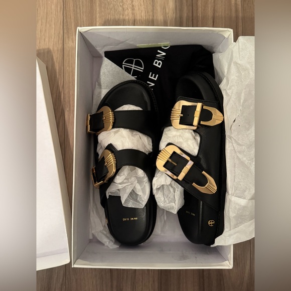 Anine Bing Waylon Slides - Picture 4 of 6